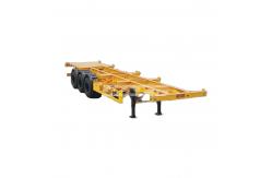 China 3 Axles Heavy Load Capacity Trailer Skeleton Parts Container Transportation supplier