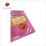 PET/AL/PE Moisture Proof Flat Bottom Plastic Bags With Slider Closure