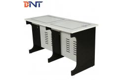 China Manual Flip Up Double Computer Desk supplier