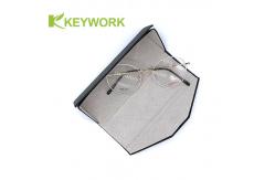 China Tri-Folding Optical Triangular Metal Eyewear Case Resist Compression Chinese Manufacturer supplier