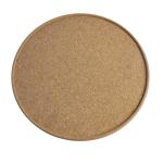 Dia 6in To 16in Round Cork Trays Antimicrobial Slip Resistant for sale