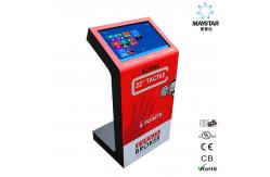 China Digital Advertising Kiosk Machine All In One PC Stand Computer LCD Screen supplier