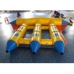 Swimming Pool Inflatable Fly Fishing Boats 3 Tubes 0.6 Mm PVC Tarpaulin for sale