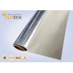 1.7mm Aluminum Foil Fiberglass Cloth Heat Shield Fiberglass Fabric For Fireproof And Waterproof for sale