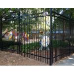 Zinc Design 6ft Metal Mesh Garden Fence Black Pvc Coated for sale