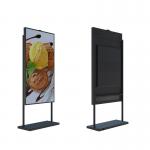 55 Inch 3000 Nits Exterior Lcd Displays Floor Stand Advertising Tft