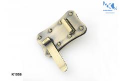 China Elegant Design Twist Lock Bag Hardware , High End Purse Turn Lock Hardware supplier