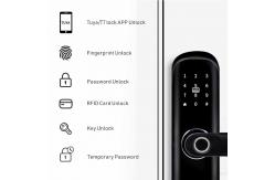 China Biometric Fingerprint Keypad Keyless Door Lock Smart Home Tuya APP Wifi supplier