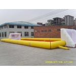 Adult Large Inflatable Soccer Field / Fun Football Field Artificial Grass for sale