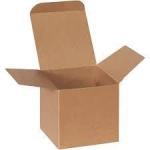 100% Recycled Paper Top Tuck Folding One Piece Corrugated Packaging Gift Boxes and Textured Groove Natural Kraft Shipping Boxes for sale