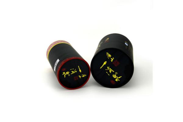 Customized Luxury Paper Packaging Tube Box Offset Printing Embossing