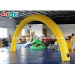 Inflatable Entrance Arch Yellow 6*3m Inflatable Arch With Air Blower For Event Advertisement for sale