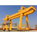 Double Girder Rail Mounted Gantry Crane 20 Ton 50 Ton With Trolley for sale