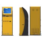 17 Inch Pinpad Self Service ATM Bill Payment Kiosk Machine Yellow Color for sale