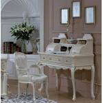 2pcs White European Classic Home Office Desks Household American Writing Desk
