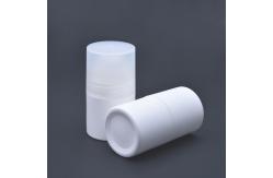China Cylinder Shape Mini Roller Bottles Refillable Round Empty Roll On Bottles supplier