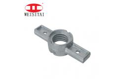 China Qt450-10 Scaffolding Jack Nut High Strength Casted Iron For Jack Base supplier