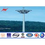 30m Q235 HDG galvanized High Mast Pole with 400w HPS lights for sale