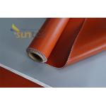 Coated Fiberglass Cloth  Fiberglass with silicone rubber coating two sides high temperature heat weld spatter for sale