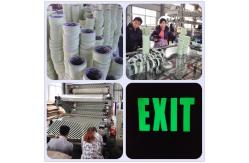 China Green Printing Glow In Dark Photoluminescent Pvc Sheets supplier