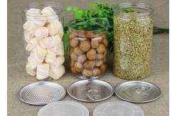 China Food Grade Transparent PET Clear Plastic Cylinder for Dried Fruits and Nuts supplier