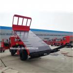 Dongfeng Dump Self Unload Flat Plate Truck Flatbed Transporter With Yuchai Engine
