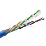 Customized Ethernet 23AWG 305m Copper CCA Conductor UTP Lan Cable Cat6 For Internet for sale