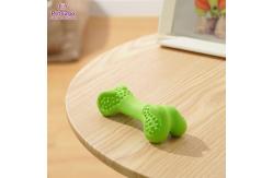 China 137mm Rubber Bone Shaped Pet Chew Toys For Dogs supplier