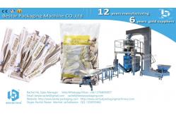 China Instant fruit juice powder stick pouch automatic weighing packaging machine BSTV-450AZ supplier