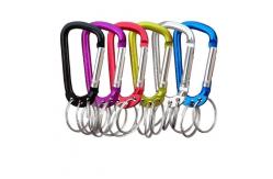 China Multifunction Keychain Clip Hook Spring Snap Hook Rings For Outdoor Carab supplier
