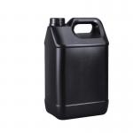 4L Black Plastic Bucket for Chemical Liquid Packaging Solution Made of 100% Material for sale