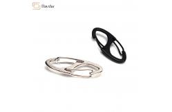 China Double Sided S Carabiner Clips Metal Accessories Slide Lock Snap Hooks supplier