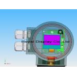 Electric Transflective Lcd Display , Monochrome Graphic Display High Reliability