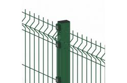 China Curvy 3D Triangle Galvanized Welded Wire Mesh Fence PVC Coated supplier