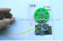 China Push Button recordable sound chips For Birthday Greeting Card supplier