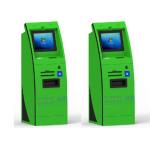 Slim Curve A4 Laser Printer Self Service Kiosk With Passport Scanner / Webcamera for sale