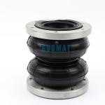 Guomat Industrial Air Spring 2H160166 Double Convoluted Rubber Bellow with Flange for sale