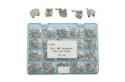 China Bulk Orthodontic Bracket Braces Metal Mesh Base Mini Braces MBT 022 345 supplier