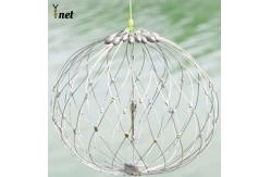 China Customized Crab Net Bait Cage Foldable Crab Catching Cage For Ultimate Catch supplier