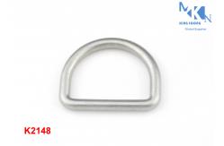 China Professional Belt / Bag D Ring Buckle Handbag Parts Custom Pattern Design supplier