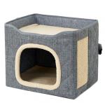Elevated Raised Couch Dog Loft Bed For Small Medium Size Dogs Gray for sale