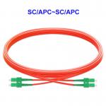 SC APC SC APC Multimode Fiber Patch Cord for sale