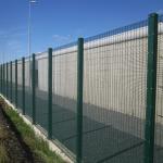 hot dipped  galvanized Powder Coated High Security Anti Climb Mesh 358 Fence for sale