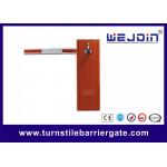 Red Color Cabinet Automatic Car Parking Barriers Gate with Infrared Photocell Options for sale