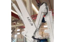 China Innovative 0.5 Ton Provision Crane Knuckle And Telescopic Boom On Ship supplier