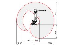 China Welding Abb Automation 20kg  2.50m White IRB 4600 Multi Axis Robotic Arm supplier