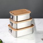 Stainless Steel Children's Multi Compartment Lunch Box Food Container for School for sale