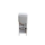 Practical Modern Wood Furniture Fabric Foldable Ironing Board Cabinet White