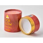 Gold Foil Rigid Cylinder Cardboard Tube 30ml For Cosmetic Packaging for sale