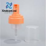 Built-In Spring Plastic Pump Foam Sprayer With Cap PP Custom Printing for sale